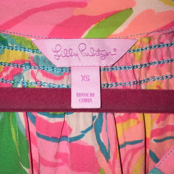 Lilly Pulitzer Elisa Silk Top - Picture 3 of 3